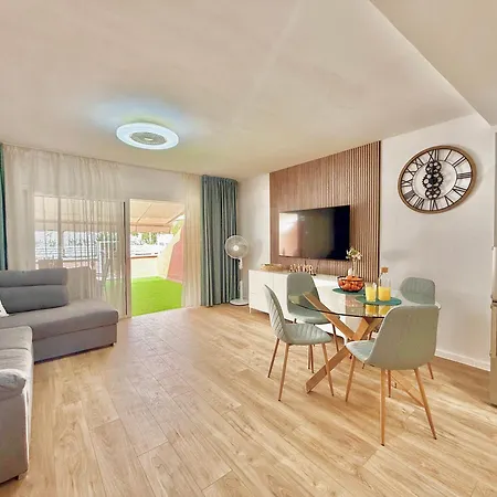 아파트 Paulmarie Family Duplex Playa De Fanabe 아데제